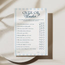 Search for over under bridal shower games Retro