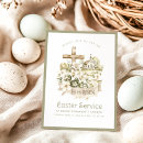 Search for easter service invitations Watercolor