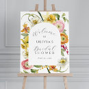 Search for bridal shower easel signs Floral