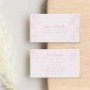 Search for leaf business cards Pink