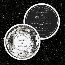 Search for circle wedding invitations Retro