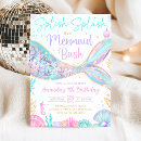 Search for under the sea birthday invitations Glitter