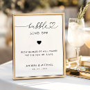 Search for bubble wedding signs Bubble send off
