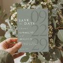 Search for green save the dates Simple
