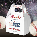 Search for baseball favor boxes First birthday