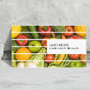 Search for fruit and vegetables business cards Unique