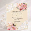 Search for pink floral wedding invitations Blush