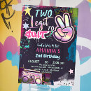 Search for hip hop birthday invitations Two legit party