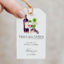 Search for wine gift tags Vino before vows