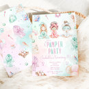 Search for pamper party invitations Girls