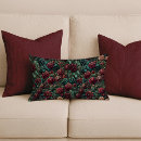 Search for burgundy teal pillows Botanical