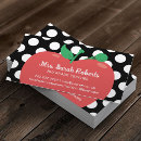 Search for apple business cards Cute