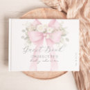 Search for baby girl shower guest books Elegant