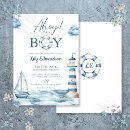 Search for monogram baby shower invitations Blue