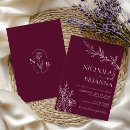 Search for cream burgundy wedding invitations Rustic