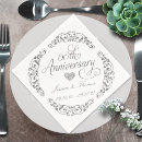 Search for 60th anniversary napkins 60 years of marriage
