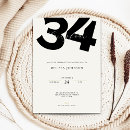 Search for 34th birthday invitations 34 years old