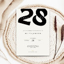 Search for 28th birthday invitations Elegant