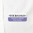 Search for purple name tags Employee