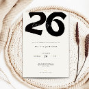 Search for 26th birthday invitations Elegant