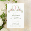 Search for pink baptism invitations Calligraphy script