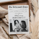 Search for newspaper invitations Vintage retro
