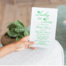 Search for lucky in love bridal shower invitations St patrick's day