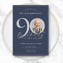Search for formal birthday invitations Navy blue