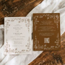 Search for brown and cream wedding invitations Floral
