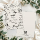Search for european wedding invitations Fun squiggle doodle scribbles