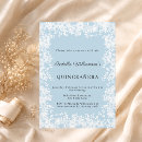 Search for snowflake quinceanera invitations Elegant