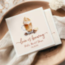 Search for coffee napkins Love is brewing