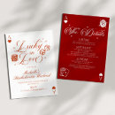 Search for casino bachelorette party invitations Lucky in love