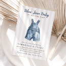Search for denim baby shower invitations Gender neutral