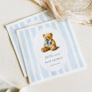 Search for baby blue napkins We can bearly wait