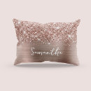 Search for rose pillows Brushed metal