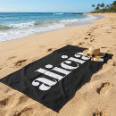 Search for black and white beach towels Trendy
