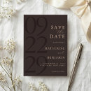 Search for black silver save date invitations Minimal