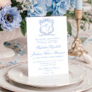 Search for watercolor crest wedding invitations Preppy