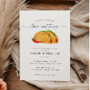 Search for taco rehearsal dinner invitations Love and tacos