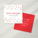 Search for dessert business cards Trendy