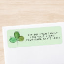 Search for irish return address labels Clover