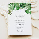 Search for hawaiian wedding invitations Palm leaves