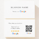 Search for feedback business cards Google review qr code