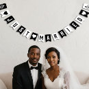 Search for party flags wedding bunting flags Black and white