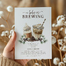 Search for coffee lover invitations A baby is brewing