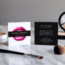 Search for lipstick business cards Makeup artist