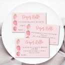 Search for diaper raffle enclosure cards Pink
