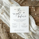Search for black white rehearsal dinner invitations Minimalist