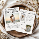 Search for newspaper save the dates Modern